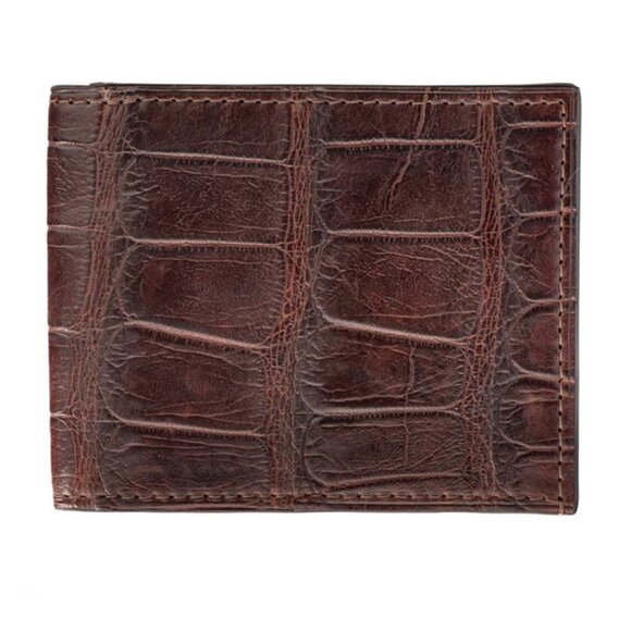 All-Season Wallet – Real Alligator Leather - Brown Color - Picture 4 of 6